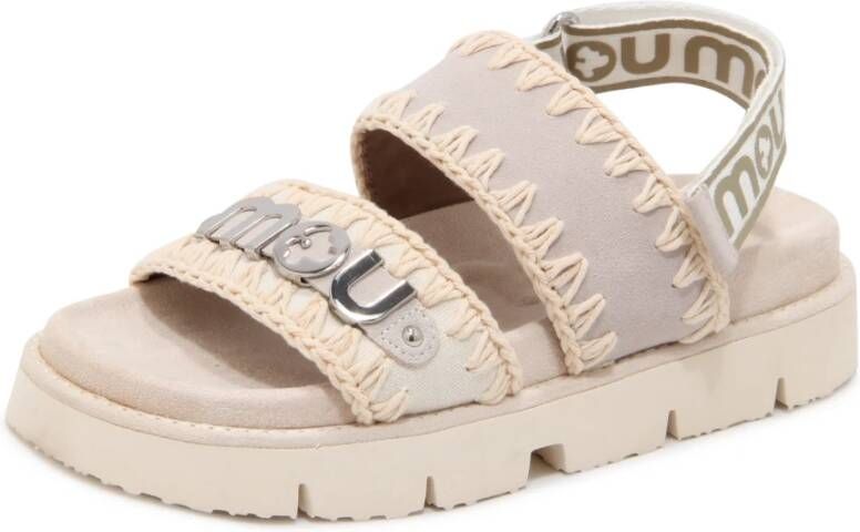 MOU Dames Bio Sandal Maat: 40 Materiaal: Suède Kleur: Grijs - Foto 2