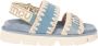 Mou Sandalen Bio Strap Sandalen Blauw Mu.sw461001t in beige - Thumbnail 9