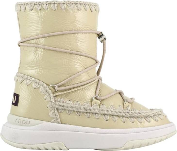 Mou Dames Beige Snowboot met Platform Beige Dames