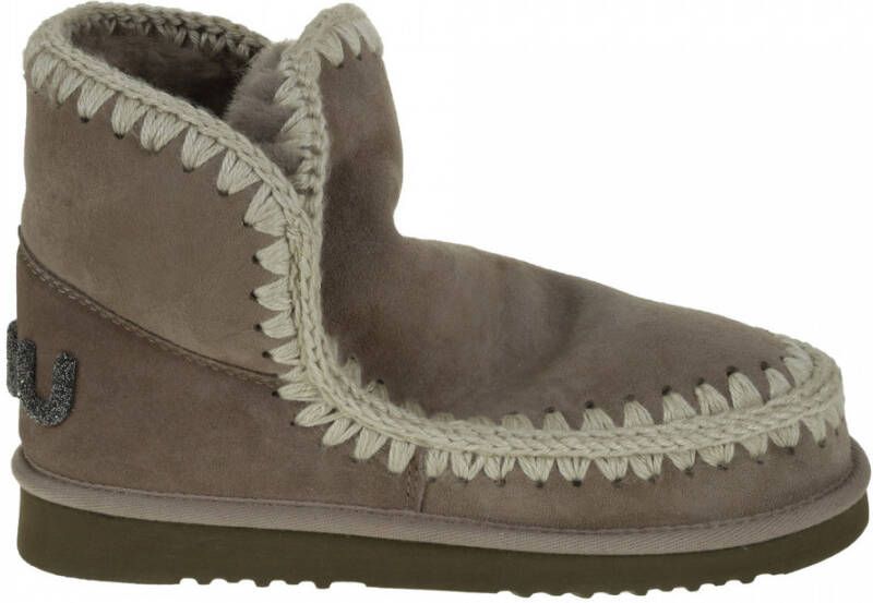 MOU Vachtlaarzen Dames Eskimo 18 Glitter Logo Maat: 39 Materiaal: Suède Kleur: Grijs - Foto 11