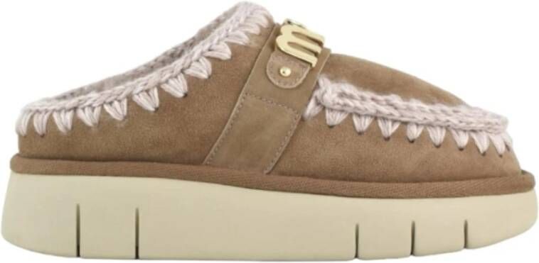 MOU Bounce Clog Metalen Logo Slippers Fashionwear Vrouwen