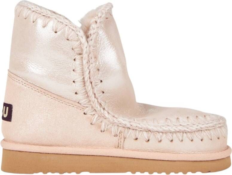 Mou Bounce Rose Beige Winterlaarzen Pink Dames