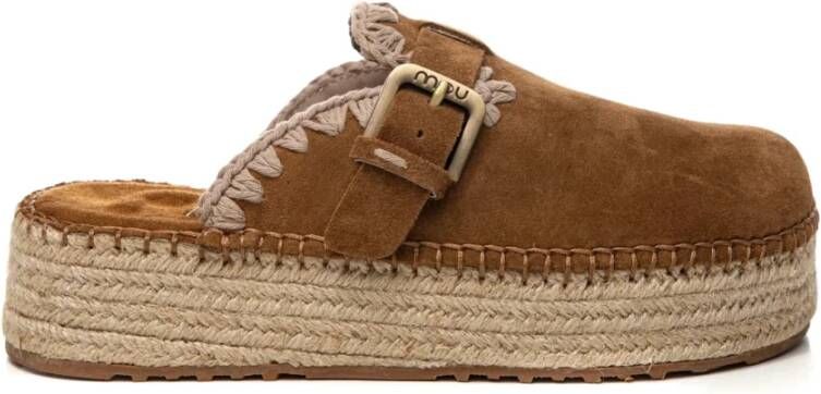 Mou Brandy Jute Clog Sandalen