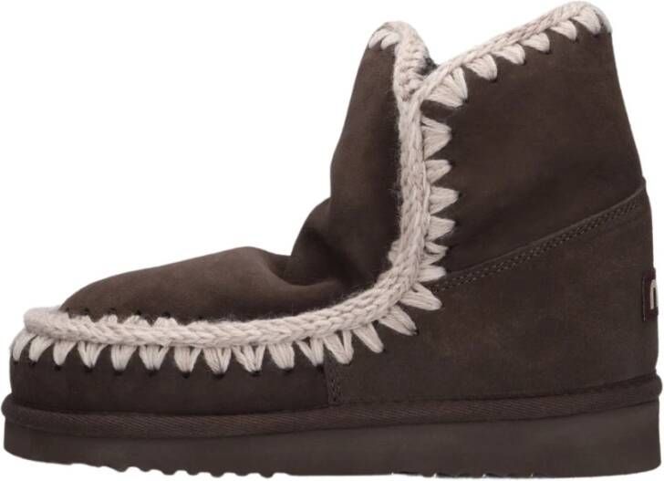 Mou Bruine Eskimo 18 Bounce Enkellaarzen Brown Dames