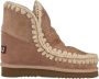 Mou Bruine Eskimo Sneakers met Strass Detail Brown Dames - Thumbnail 5