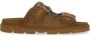 Mou Bruine Leren Sandalen met Verstelbare Banden Brown Dames - Thumbnail 25