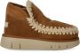 MOU Vachtlaarzen Dames Eskimo Bounce Sneaker Maat: 40 Materiaal: Suède Kleur: Cognac - Thumbnail 3