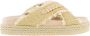 MOU Beige Slippers Criss-cross - Thumbnail 2