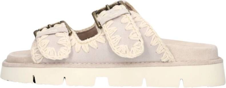 Mou Dames Bio Slippers Stijlvol Taupe