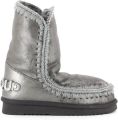 Mou Enkellaarzen ESKIMO 24 RHINESTONES LOGO - Grijs