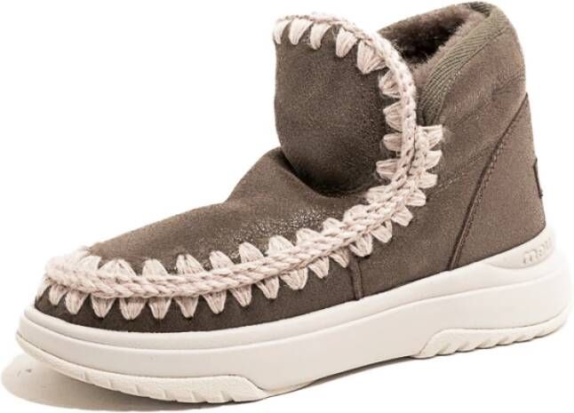 Mou Dames Jogger Dumoc Aw23 Winterlaarzen Brown Dames