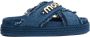 Mou Denim Cross Sandalen Stijlvol Comfortabel Chic - Thumbnail 1