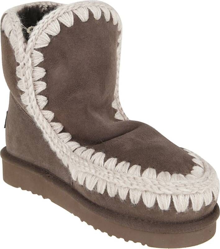 MOU Vachtlaarzen Dames Eskimo 18 Bounce Maat: 40 Materiaal: Suède Kleur: Bruin - Foto 3