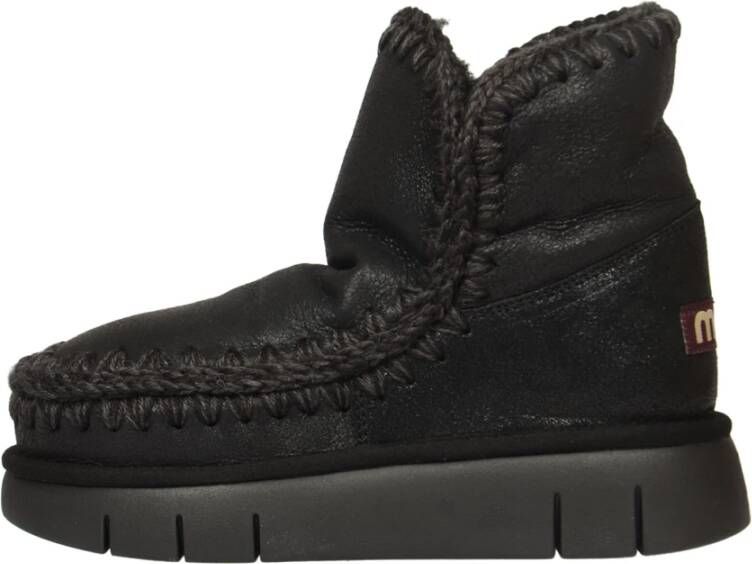 MOU Vachtlaarzen Dames Eskimo 18 Bounce Maat: 41 Materiaal: Suède Kleur: Zwart - Foto 5