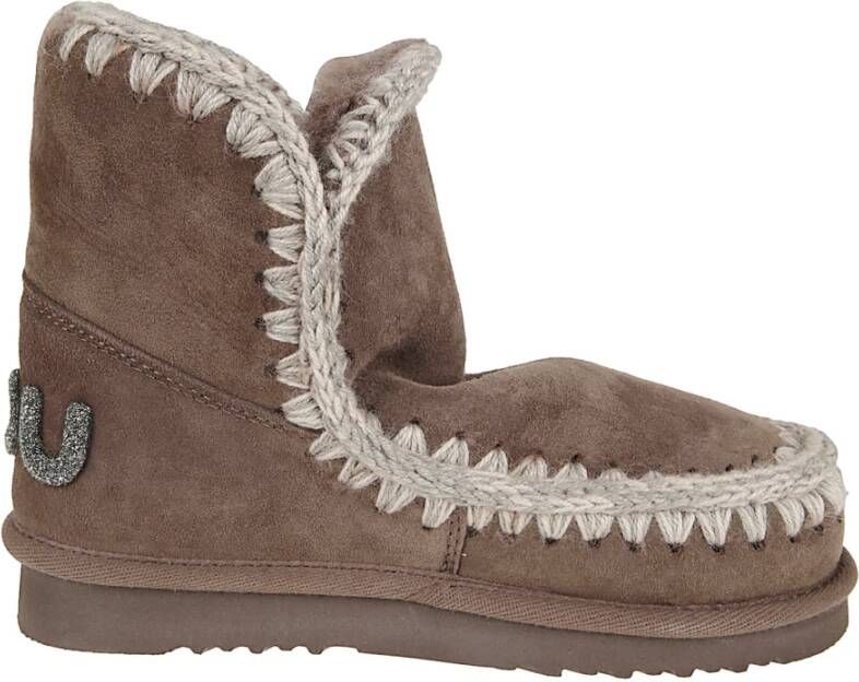 Mou Eskimo 18 Glitter Logo Enkellaarsjes