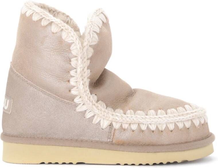 Mou Eskimo 18 Metallic Stone Schapenvachtlaars Gray Dames