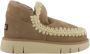 MOU Vachtlaarzen Dames Eskimo Bounce Sneaker Maat: 40 Materiaal: Suède Kleur: Taupe - Thumbnail 3