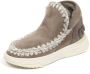 Mou Eskimo Jogger Glitter Logo Grijs Dames - Thumbnail 3
