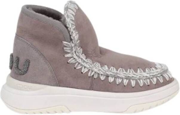 Mou Eskimo Jogger Glitter Logo Grijs Dames