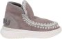 Mou Eskimo Jogger Glitter Logo Grijs Dames - Thumbnail 1