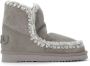 Mou Grijze Glitter Logo Enkellaarzen Gray Dames - Thumbnail 7