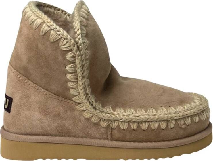 Mou Eskimo Style Enkellaarsjes Brown Dames