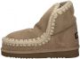 MOU Vachtlaarzen Dames Eskimo 18 Glitter Logo Maat: 39 Materiaal: Suède Kleur: Taupe - Thumbnail 13