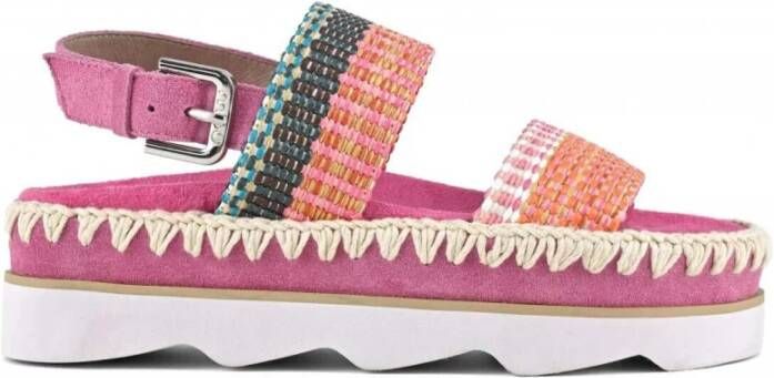 Mou Flat Sandals Roze Dames