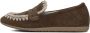 MOU Loafers Dames Bellerina Closed Toe Maat: 37 Materiaal: Suède Kleur: Bruin - Thumbnail 3