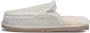 MOU Pantoffels Dames Slipper Full Eskimo Stitch Maat: 42 Materiaal: Suède Kleur: Zilver - Thumbnail 2