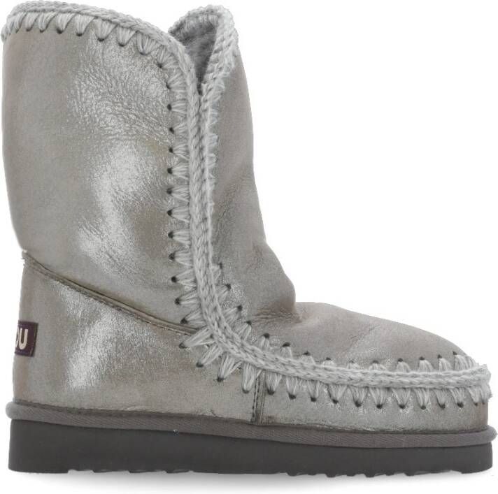 Mou Grijze Shearling Winterlaarzen Gray Dames