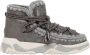 Mou Grijze Vetersneakers met Warm Design - Thumbnail 1