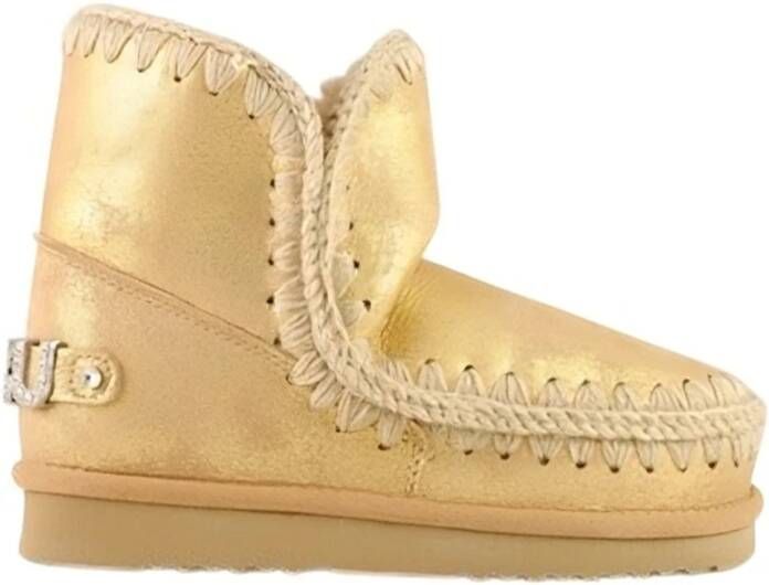 Mou Handgemaakte Eskimo Enkellaarzen