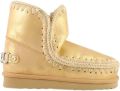 Mou Handgemaakte Eskimo Enkellaarzen - Beige