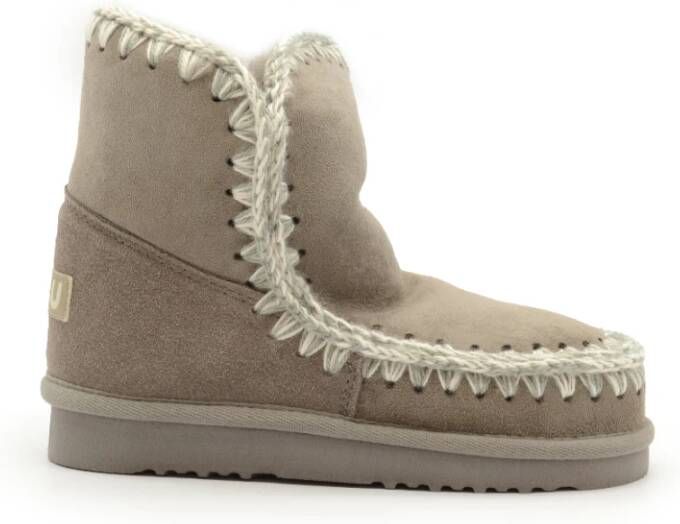 MOU Vachtlaarzen Dames Eskimo 18 Glitter Logo Maat: 39 Materiaal: Suède Kleur: Grijs - Foto 10
