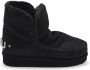 Mou Handgemaakte Rhinestone Logo Sneakers Zwart - Thumbnail 1