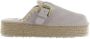 MOU Instappers Dames Jute Clog Plain Sue Maat: 36 Materiaal: Suède Kleur: Beige - Thumbnail 3