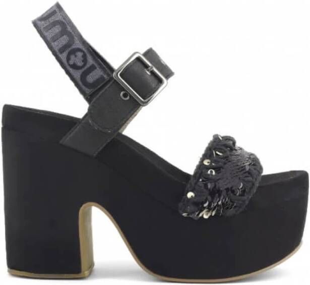 Mou High Heel Sandals Zwart Dames