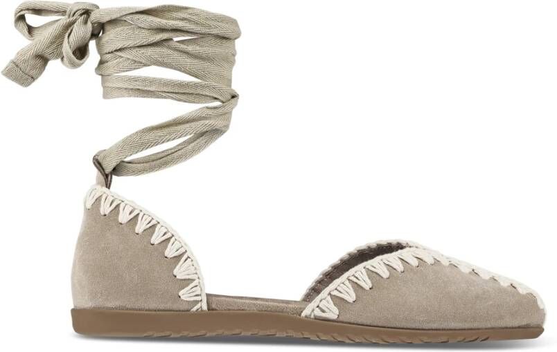 Mou Kanten Ballerina Sandalen