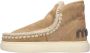 MOU Vachtlaarzen Dames Eskimo Sneaker Bold Glitter Logo Maat: 37 Materiaal: Suède Kleur: Cognac - Thumbnail 7