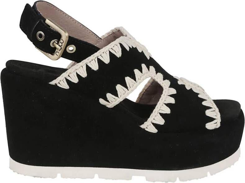 Mou Leren sandalen