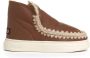 Mou Leren Sneakers Eskimo Stijl Brown Dames - Thumbnail 1
