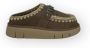 MOU Instappers Dames Bounce Clog Maat: 41 Materiaal: Suède Kleur: Beige - Thumbnail 3