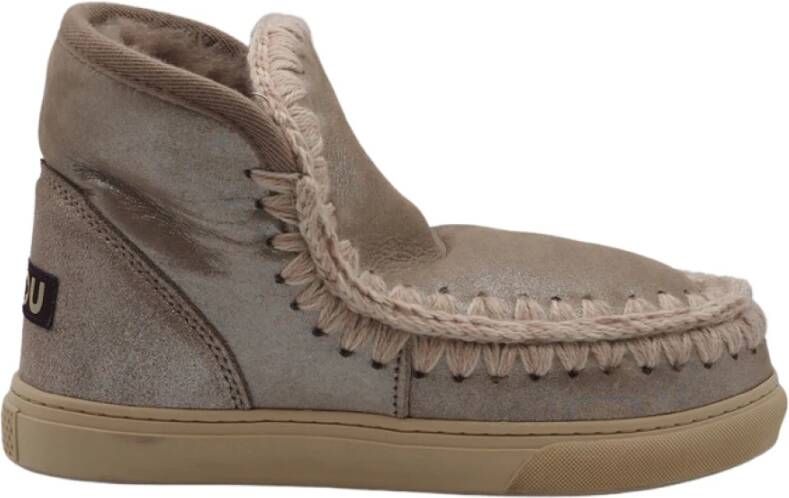 Mou Metallic Beige Eskimo Laarzen