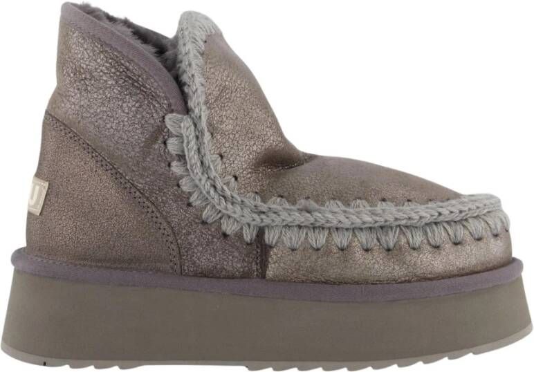Mou Mini Eskimo Platform Laarzen Gray Dames