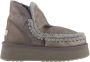 Mou Eskimo Platform Enkellaars IJzer Grijs Gray Dames - Thumbnail 9