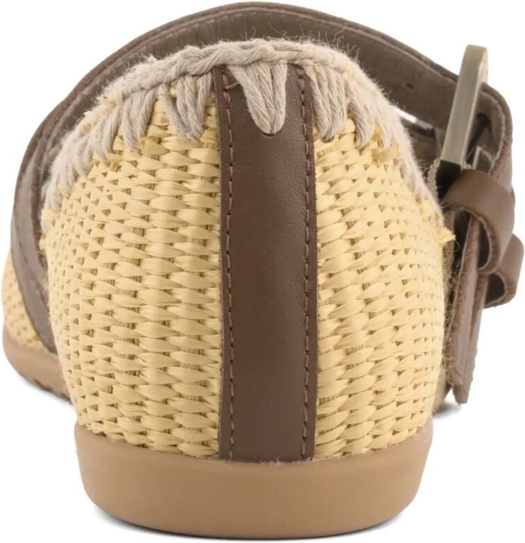 Mou Ballerina van raffia - Foto 2