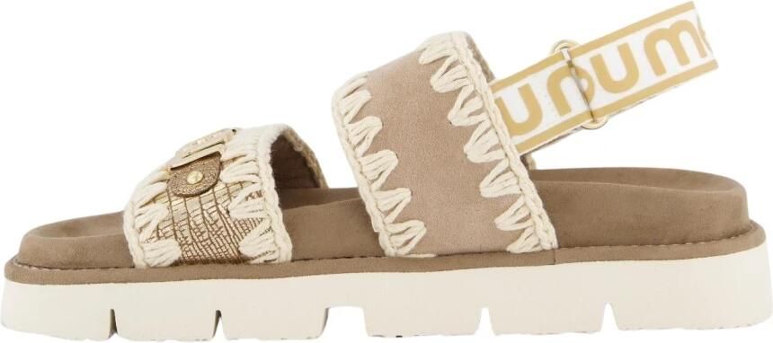 Mou Bio Sandal Logo voor dames