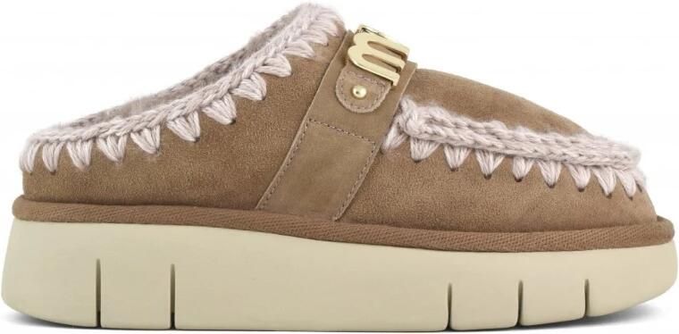MOU Bounce Clog Metalen Logo Slippers Fashionwear Vrouwen