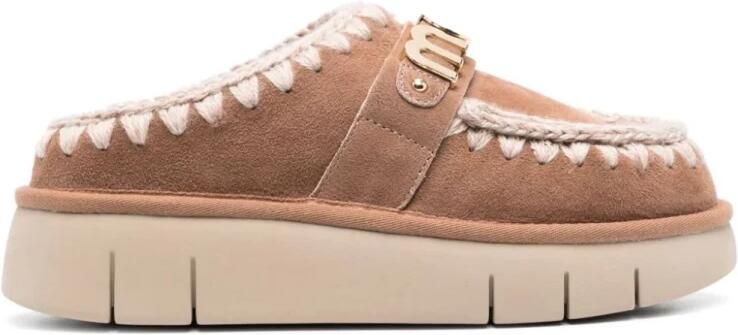 MOU Bounce Clog Metalen Logo Slippers Fashionwear Vrouwen